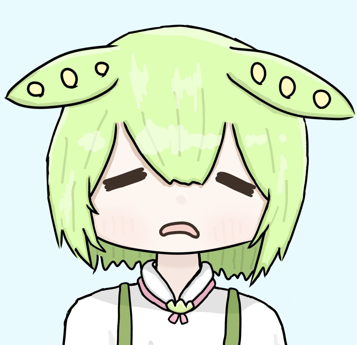 rinrin_peran's tweet photo. 線画のまま放置しててもったいなかったから、色ぬりずんだもん

#ずんだもん https://t.co/IjAZ4pFq25