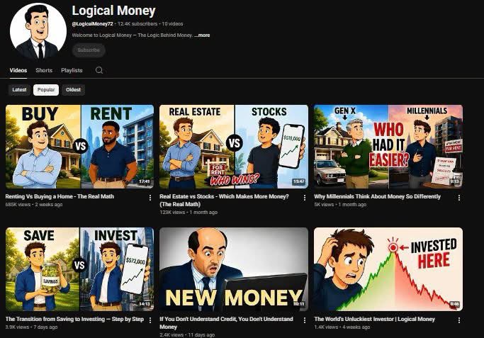 MuteeAutomation's tweet photo. This is how you build a faceless finance channel:

Pick simple money problems → turn them into curiosity-driven topics → use recognizable characters → package them with bold thumbnails.

You don’t need to show your face.

You need better topics and packaging.

DM me “FINANCE” if you want the blueprint.