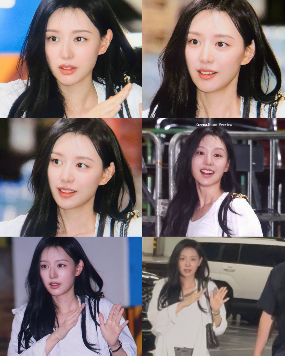 jitaejyty's tweet photo. I wonder why Jiwon keeps using hair extensions for most of her schedules https://t.co/8OxPXbpu1r