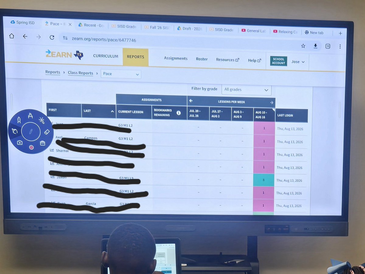 MrsFlegeance's tweet photo. Mr. Trevino’s 3rd grade students are ZEARNing in on the mission! Love seeing students engaged, focused, and ready to tackle the math. One proud Math Coach watching learning in action! 💚📚 #ZEARN #MathInAction #3rdGradeMath @SpringISD @zearned https://t.co/e3U1Gll24E