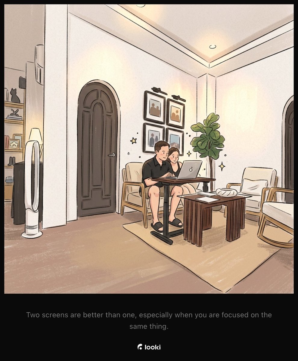JGCanedo's tweet photo. Two screens are better than one, especially when you are focused on the same thing. https://t.co/2MkGk5byEP