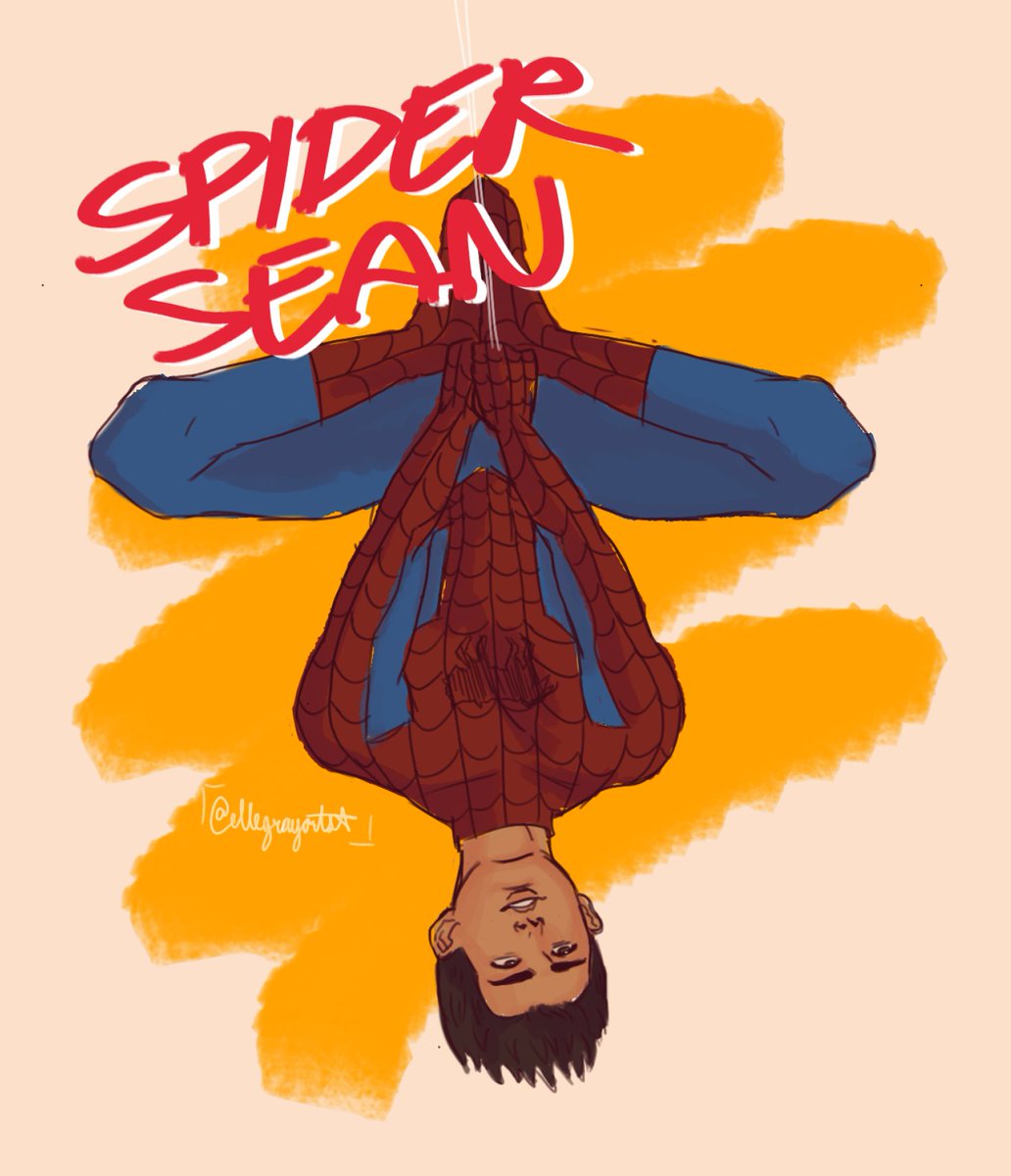 ellegrayarts's tweet photo. stupid doodle I thought to do.. #lis2 #seandiaz #spiderman #lifeisstrange2 https://t.co/tuTOaQQ064