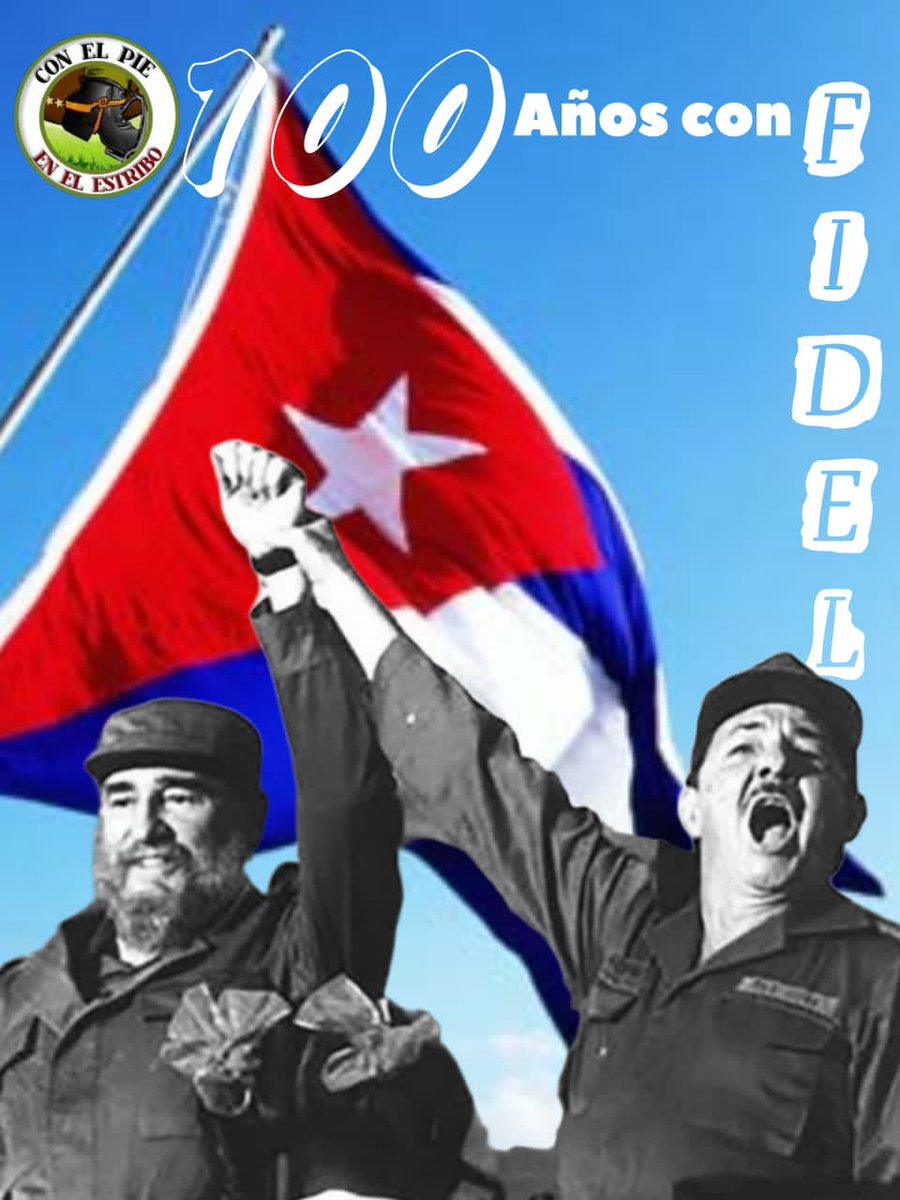 PieEnElEstribo2's tweet photo. En el Centenario de nuestro Comandante En Jefe
¡ Fieles a su Legado! Como nos señaló Raúl 👇
“ Fidel....nos legó su ejemplo imperecedero, su irrenunciable optimismo y fe en la victoria, incluso en los momentos más difíciles de la Revolución" #FidelEsFidel #ConElPieEnElEstribo https://t.co/pjyMCbn6Ae