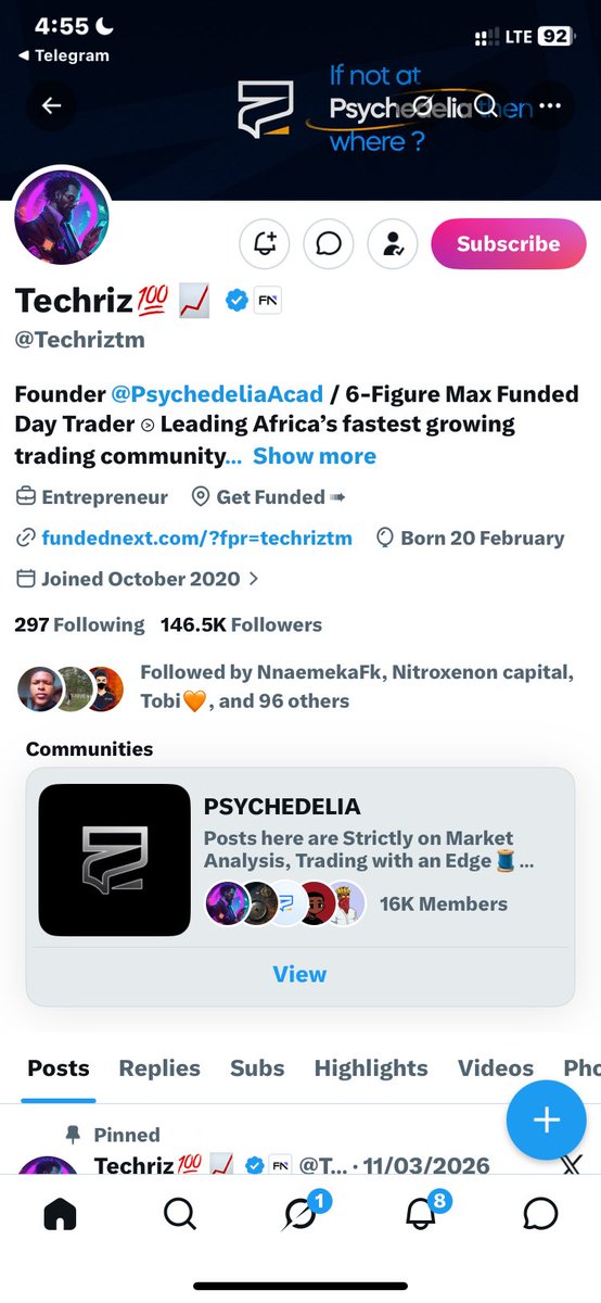 ONLI1FK's tweet photo. @Techriztm @PsychedeliaAcad @1OnlyAce @FundedNext Done https://t.co/G0e6N5BD9M
