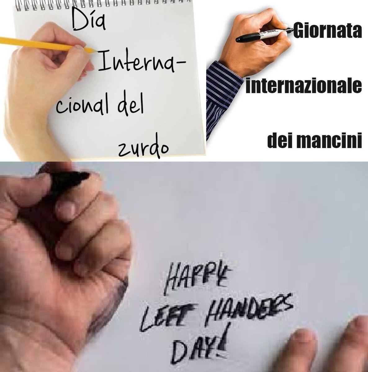 EdgarManriqueC's tweet photo. #DíaInternacionalDelZurdo
#GiornataMondialeDeiMancini
#WorldLeftHandersDay https://t.co/AKaTDTLNJv