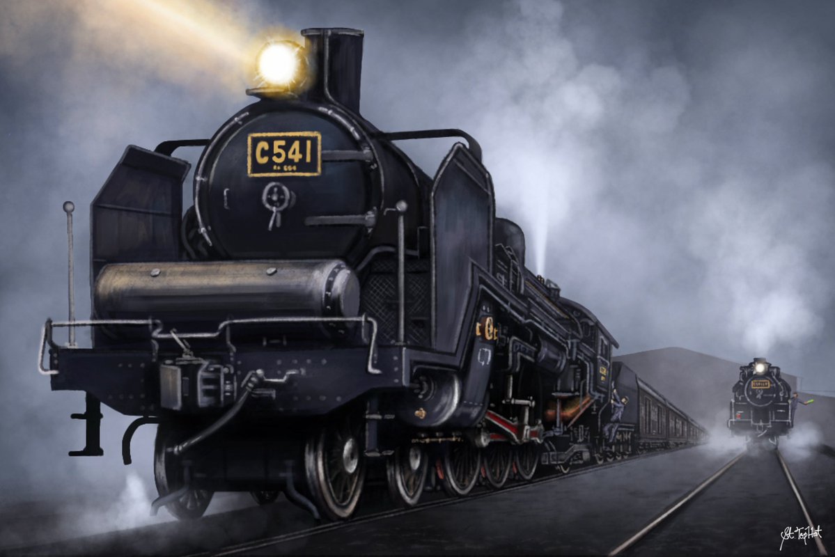 StTopHat's tweet photo. The Night Mail https://t.co/pVPbcrpdnn