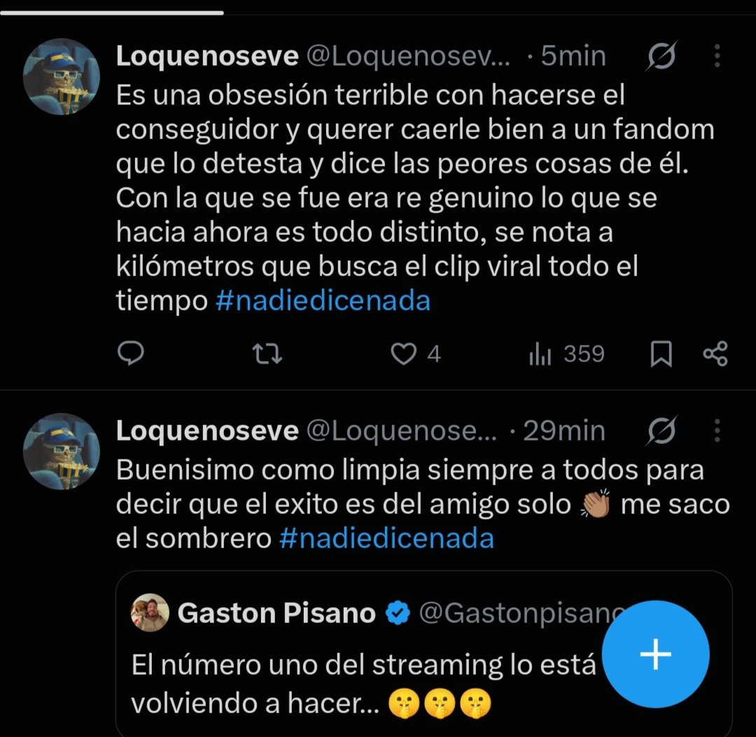 GaboZsur's tweet photo. @Gastonpisano Que onda con este forro? La odia a Ángela, lo detesto a Nico, bardea a la producción. Para que carajos mira #NDN si bardea a todo el mundo todo el dia https://t.co/2tN3Qspiyf