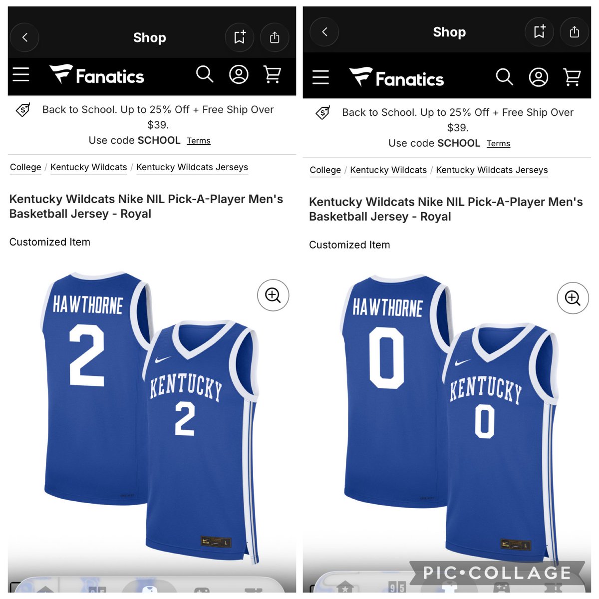 whawthorne's tweet photo. Man what a blessing!!! To have not one but two sons jersey out!!! Got both of them today!!! Proud Dad moment!!!! @BraydonH20  @zyonx0 https://t.co/7ZV4GM4q2w