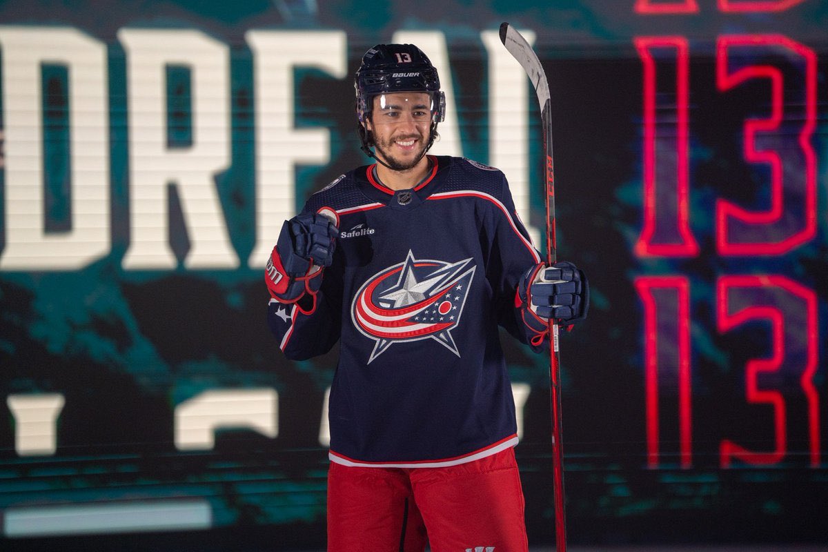 SleeperNHL's tweet photo. Happy heavenly birthday to Johnny Gaudreau 💙❤️ https://t.co/nJVzPbRGZP