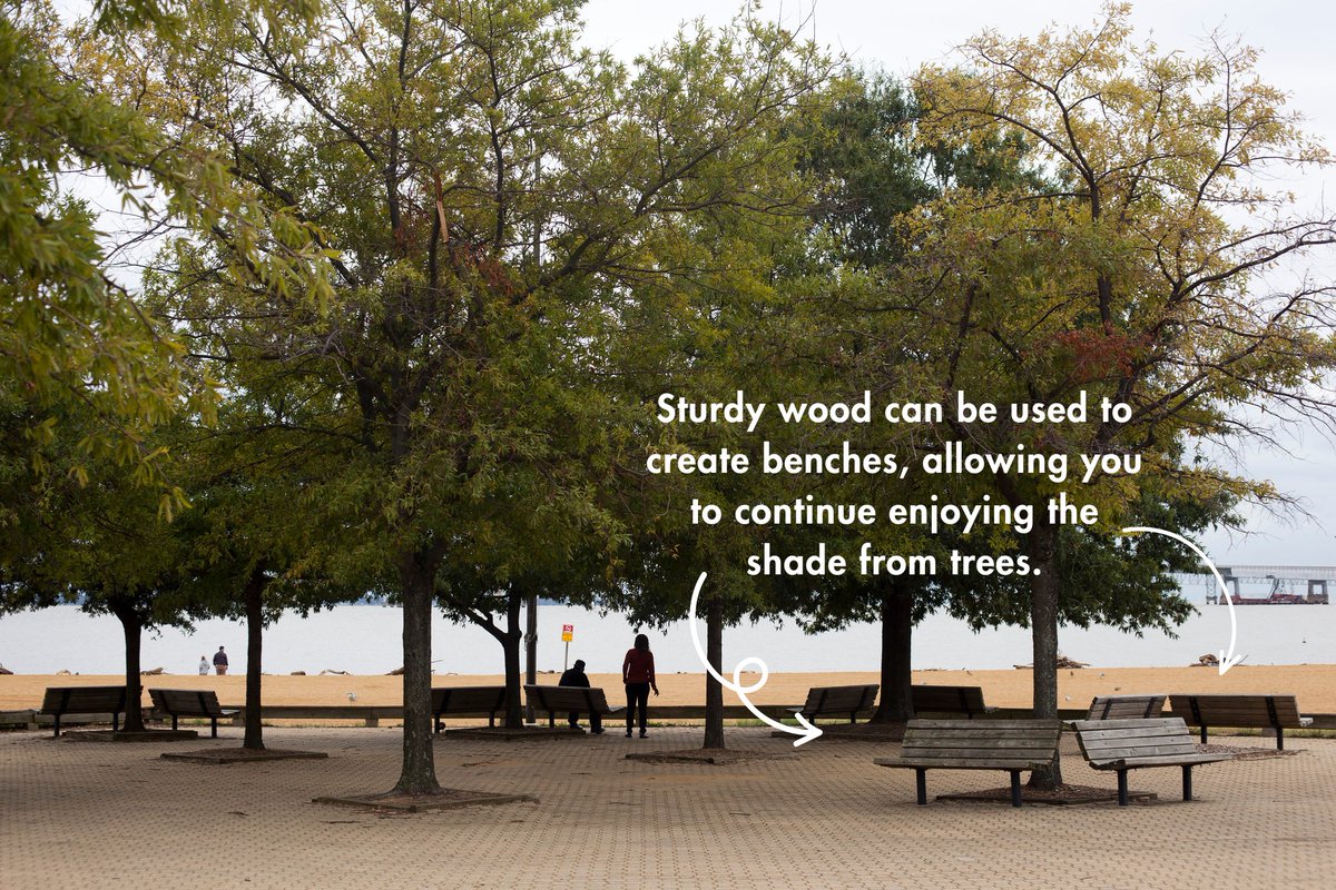 StateForesters's tweet photo. It can be sad when your neighborhood loses a tree, but many communities practice urban wood reuse. 🌳♻️  Trees are removed for many good reasons and they can continue benefitting the community even after being cut down. https://t.co/2zEXkFXScU