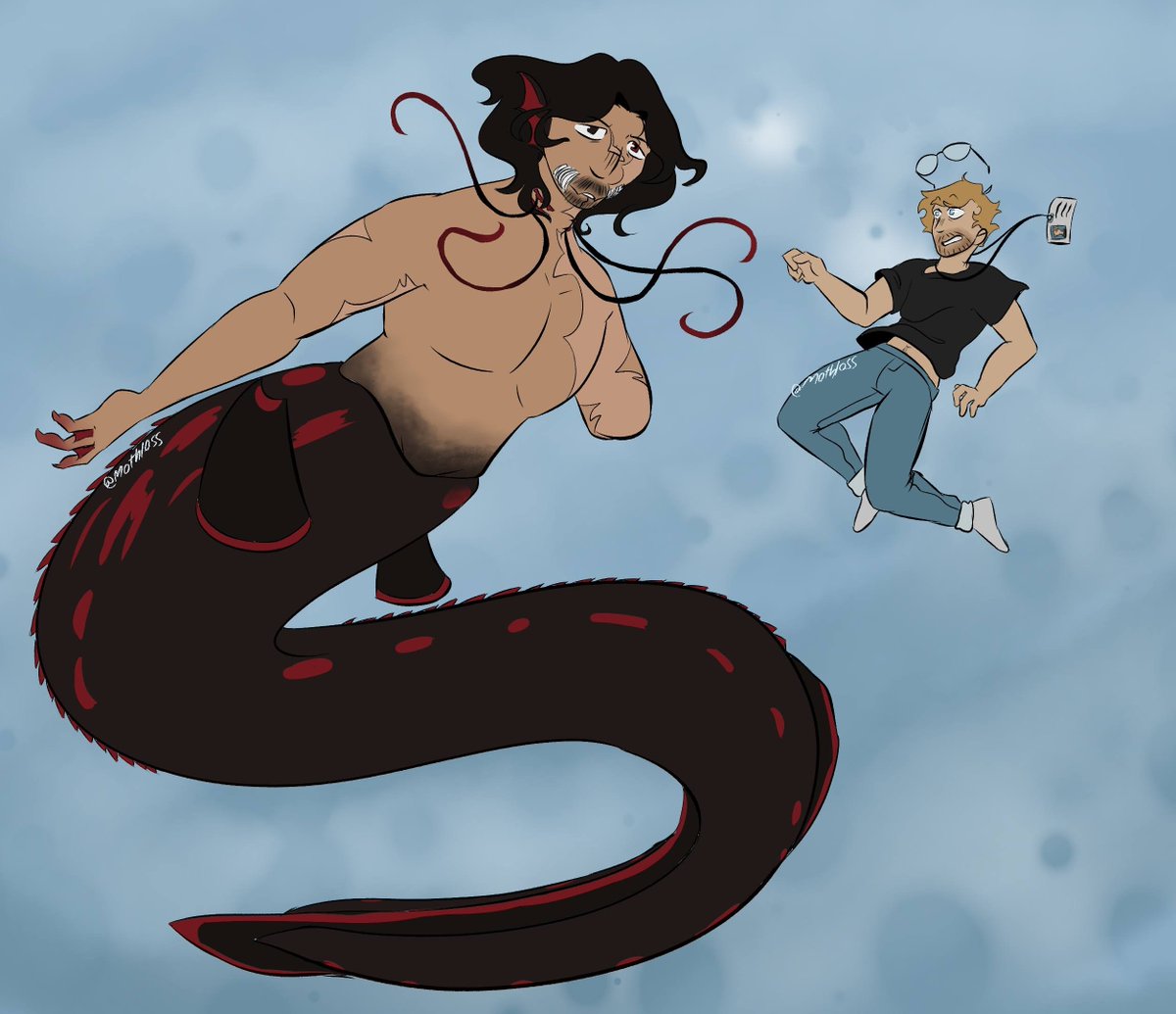 Mothloss05's tweet photo. Will be posting my #bloodymary au here as well
(Yes there is a fanfic of it on A03!)

#stillwatersrundeepau https://t.co/yZOvEH6ZFM