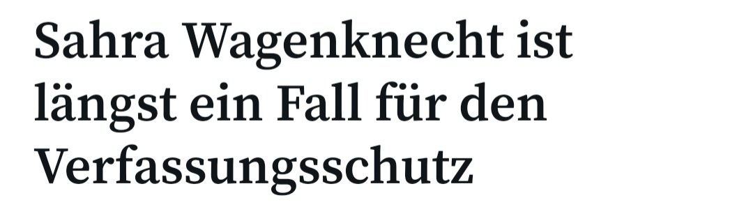 SWagenknecht's tweet photo. Wie tief wollen manche „Qualitätsmedien“ noch sinken? Wenn das Eintreten für Frieden und eine Politik für die Mehrheit inzwischen Grund genug ist, dass Hauptstadt-Claqueure einem den Verfassungsschutz auf den Hals hetzen wollen, sind wir in düsteren Zeiten angekommen.
 
https://t.co/elUGleqXGL