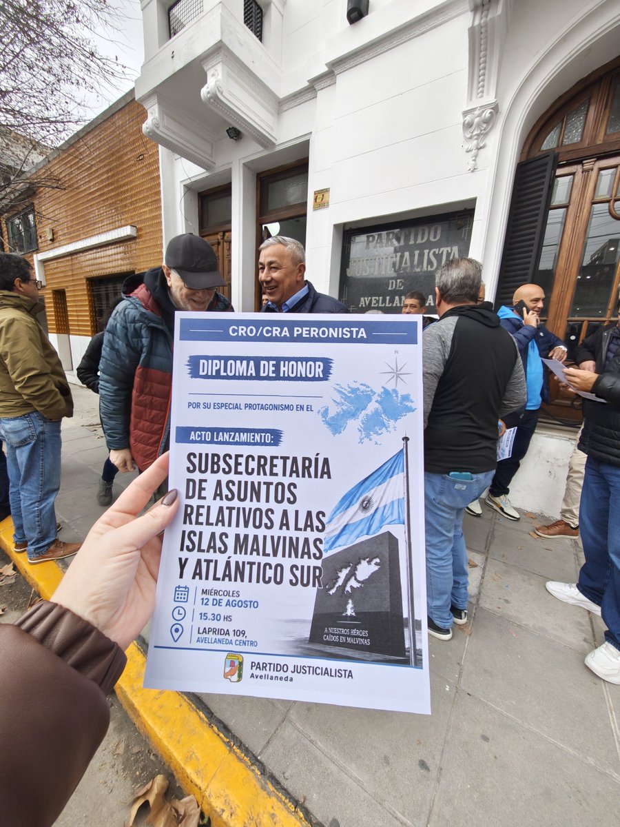 gialessi's tweet photo. El @PJAvellaneda del lado correcto de nuestra historia 
Las Malvinas 🇦🇷 https://t.co/N2DJZzkWR2