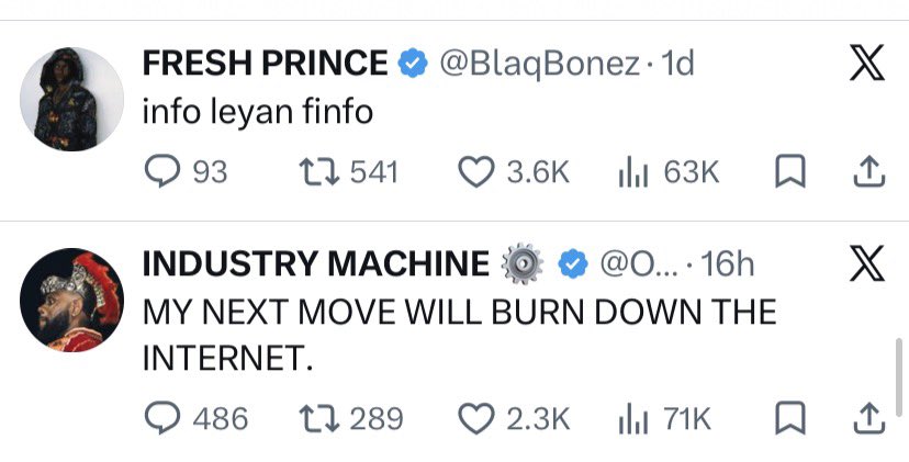 hazzidhollow's tweet photo. Make Una Two Kukuma Do Rap Diss one same track😹😂 @BlaqBonez @Odumodublvck_ https://t.co/z2a56tyaCq