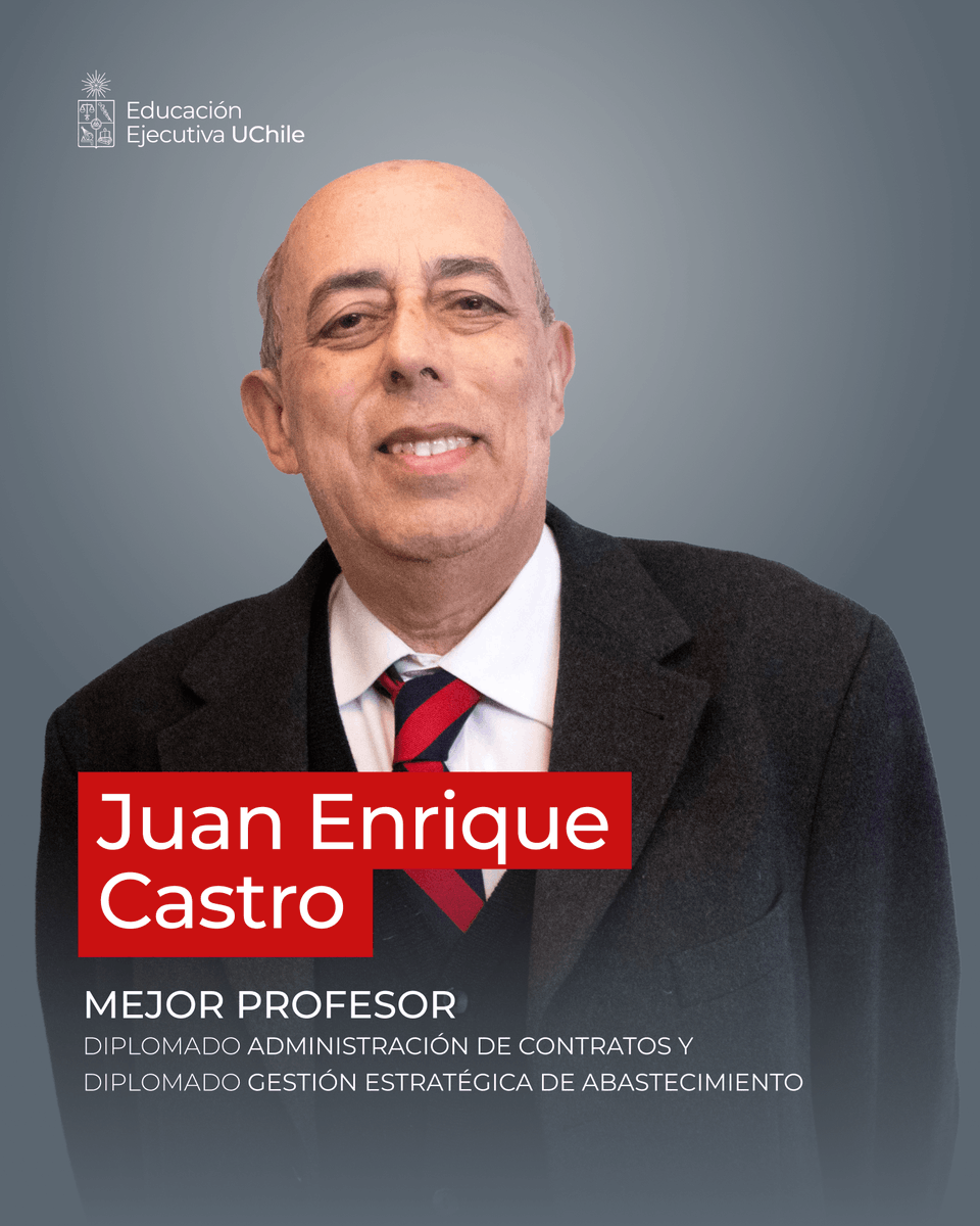 edexuchile's tweet photo. Para Juan Enrique Castro, negociar es entender y respetar los intereses de ambas partes. Elegido como el mejor Profesor 👏en dos diplomados de Educación Ejecutiva UChile.

Conoce su mirada sobre negociación y liderazgo👇
https://t.co/rf4h9567IX
#UChile #Negociación #Liderazgo https://t.co/atg5UbTgVD