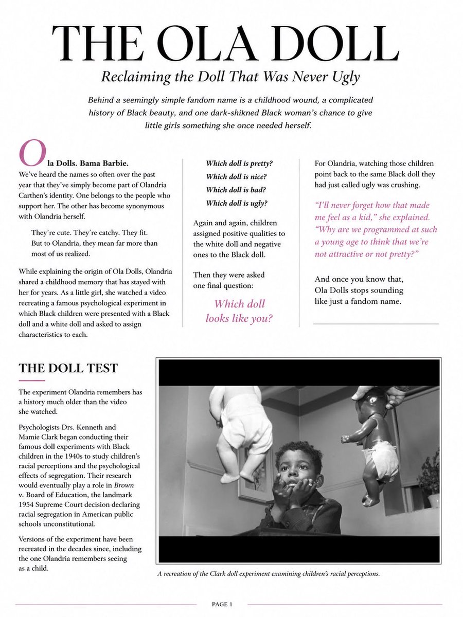 LilyDi444's tweet photo. Ola Dolls: The Origin Story 🎀

Olandria, you made me dust off Canva for you girl. 😩😩😩 This took me forever. https://t.co/yaBdHUmSLe