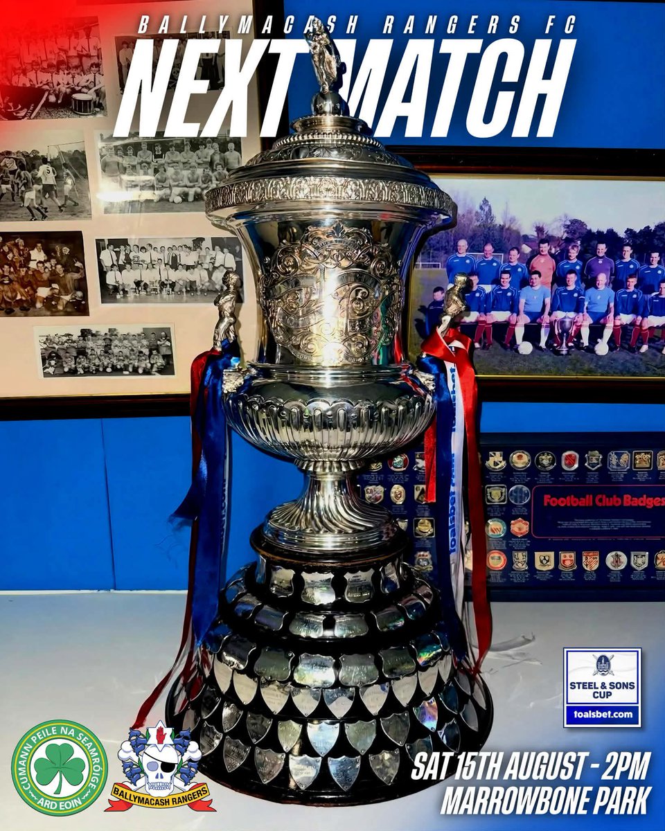 cashrangers's tweet photo. UP NEXT | The #SteelAndSonsCup returns π
We begin our defence of the Steel and Sons Cup on Saturday afternoon, heading to Marrowbone Park to face Shamrock FC π
#upthecashπ΄ββ οΈπβ½οΈ https://t.co/eqWSAkZ5i7