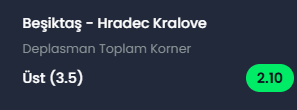 StatsProp's tweet photo. UEFA Avrupa Ligi 🏆

Beşiktaş vs Hradec Kralove / Hradec Kralove ⛳️3.5o Corners

@ 2.10

Stake 8 https://t.co/mwE99dMIMt