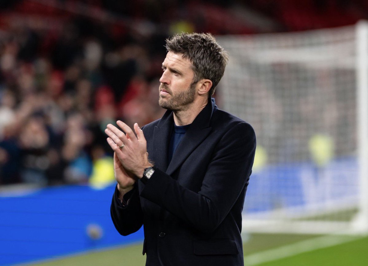FabrizioRomano's tweet photo. 🚨 Michael Carrick on signings: “We’ve got a pretty good balance in all when you lay the squad out, but of course we would like MORE…”.

“We would like more, we need to keep pushing for more”, told Sky Sports.

“There's one or two areas where we'd like to improve”. https://t.co/2fzC5q2E1B