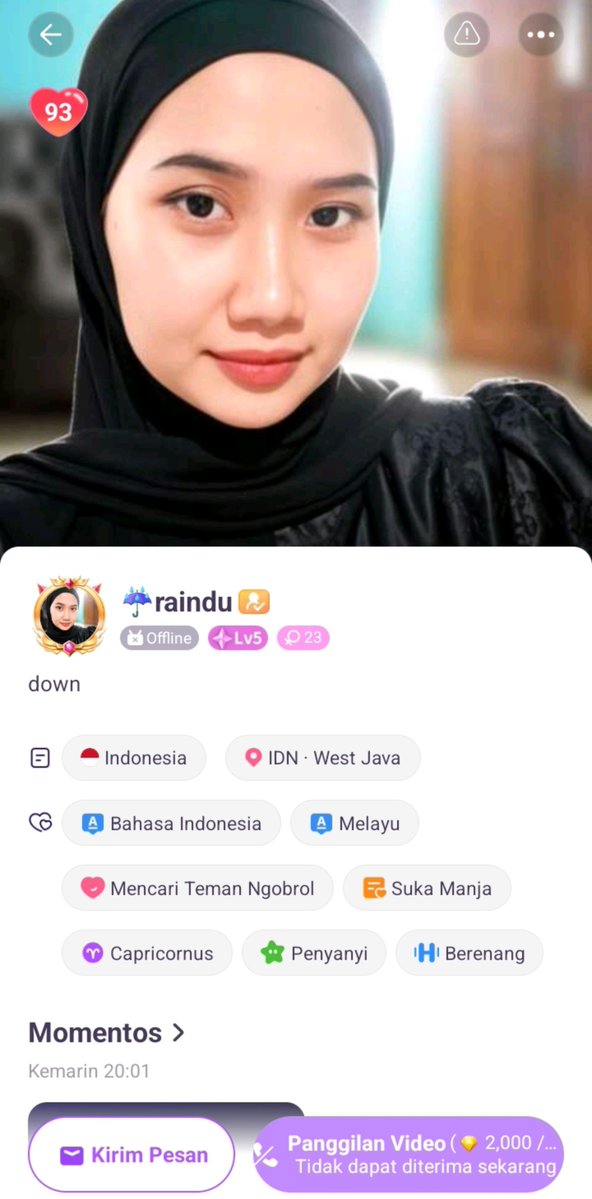 foxydiablo99's tweet photo. Apakah ada yg punya? Salah satu host chamet nih #chamet https://t.co/rTCY5s0EAF