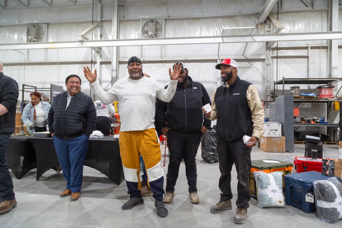 Sunrock1949's tweet photo. As #CDPAppreciationMonth continues, we want to show our gratitude for all the contributions that our mixer drivers make to Sunrock, the concrete industry and this great country of ours - contributions that far too often go without recognition.

One of the many ways that we show our gratitude is through our annual CDP Appreciation Luncheon and Giveaway! Each year, Sunrock joins forces with @GoRocketStart to celebrate our amazing CDPs by having a huge lunch and prize giveaway in Butner.

During this event, we recognize our best drivers from the past year, including top driver at each plant, drivers with the most badges, loads, excellence in safety, and outstanding service, among others. Winners were given wide array of different prizes, including everything from Gift Cards and AirPods to TVs, Tablets, and a Grill!

Sunrock and Rocket Start would like to thank all of our drivers for an amazing year. Without our team of talented and hardworking CDPs, our continued success would not be possible. Thank you all for being the backbone of Sunrock Industries and having a successful year.

#CDPAppreciationMonth2026 #CRMCA #ConcreteStrong #ReadyMix #Concrete #Drivers