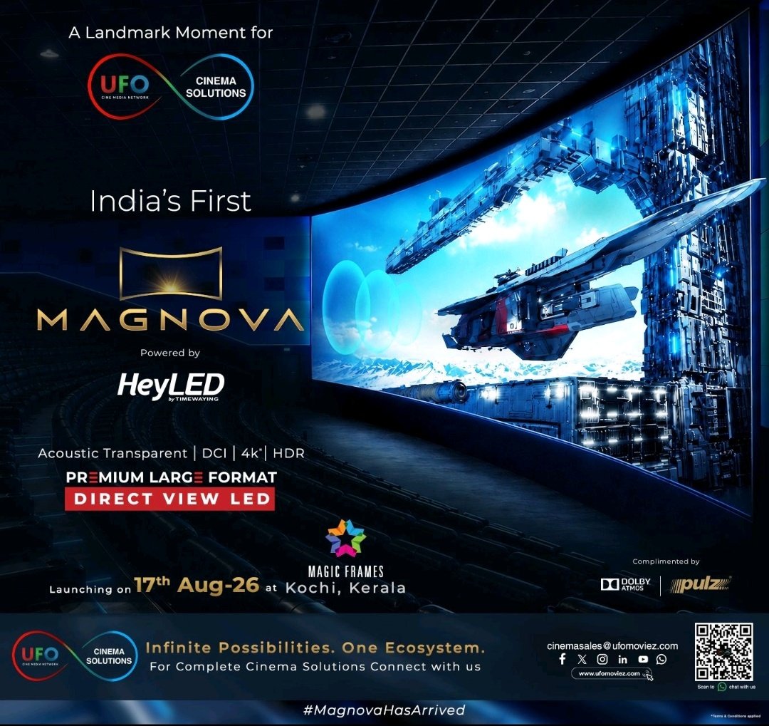 rahool360's tweet photo. So i was absolutely spot on about @UFOMoviez using @HeyLEDCinema LED screen, which is coming to @magicframes2011 Kakkanad, #Kochi
.
.
#Magnova https://t.co/9ANbw0hXJd