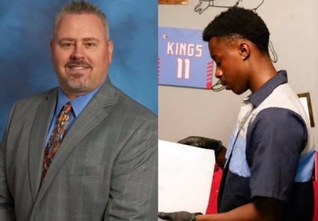 historyinmemes's tweet photo. A high school principal lost his job after breaking school rules to help a homeless student, providing him with food and a safe place to sleep. Years later, he watched that same student walk across the graduation stage—this time as his son.

The deeply moving story centers on Robert Burnside, former principal of Lakota East High School in Ohio, and Landerius “DeDe” Hayes. In 2024, 16-year-old Hayes became homeless through circumstances beyond his control. When his mother’s new address placed him outside the school district’s boundaries, officials ordered him to withdraw. Burnside refused to let the teenager be abandoned, challenging the decision and allowing Hayes to remain in school. The district ultimately viewed his actions as insubordination.

As the situation escalated into an investigation, Burnside chose to stand by Hayes, eventually resigning from a decades-long career in education. He and his wife, Angel, then took another extraordinary step, becoming Hayes’ permanent legal guardians and welcoming him into their home alongside their six other children. In May 2026, Burnside watched Hayes graduate at the Cintas Center—not as his principal, but proudly as his father.
