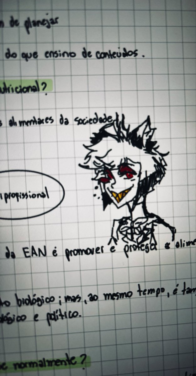 Earisilwen's tweet photo. I guess thats what happens when U’re bored in class lol #hazbinfanart 
#radioapple https://t.co/dAGE8GzJEa