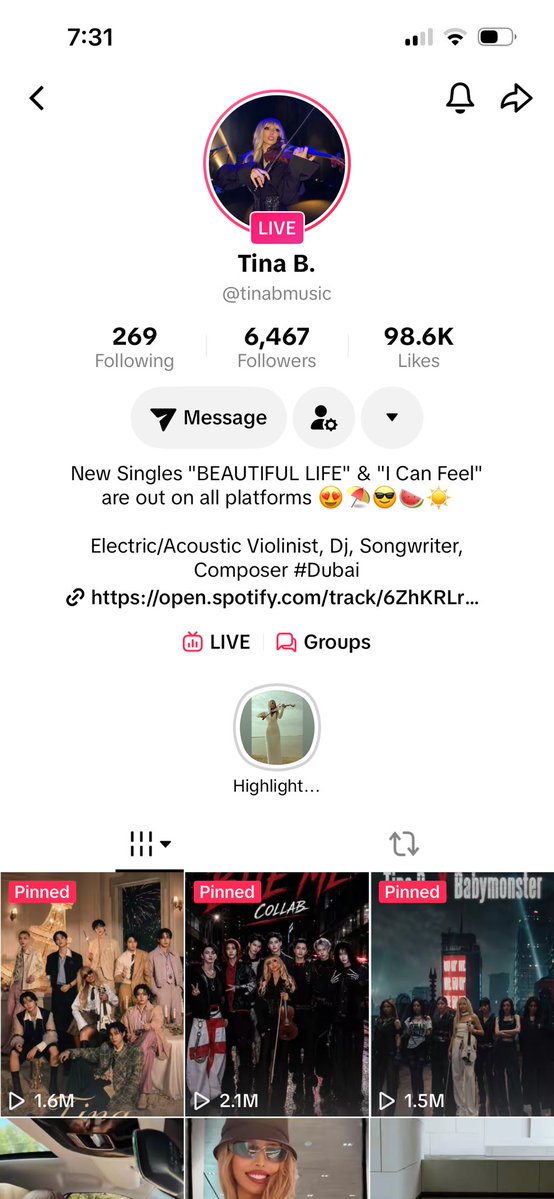 shotties13's tweet photo. Every time I see a musician going LIVE on TikTok, I always comment and request them to listen to LNGSHOT and they actually play it! 😭💙This time, Tina B, a composer, DJ, songwriter, and artist, played “Facetime” and you can literally see the vibes she was genuinely enjoying the song while playing it. 🥹🎧I’m so happy because I just want more people to discover how amazing LNGSHOT’s voices are. They’re not just idols—they’re R&B artists with incredible vocals, unique colors, and so much versatility. 🔥#lngshot