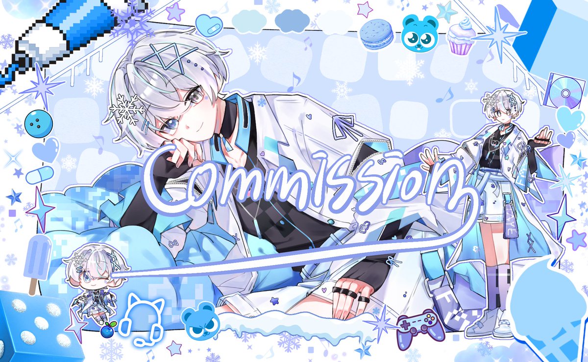 comu_32's tweet photo. #Commission #커미션 
신청 감사합니다❄️🤍❄️ https://t.co/kTGsAndQGL