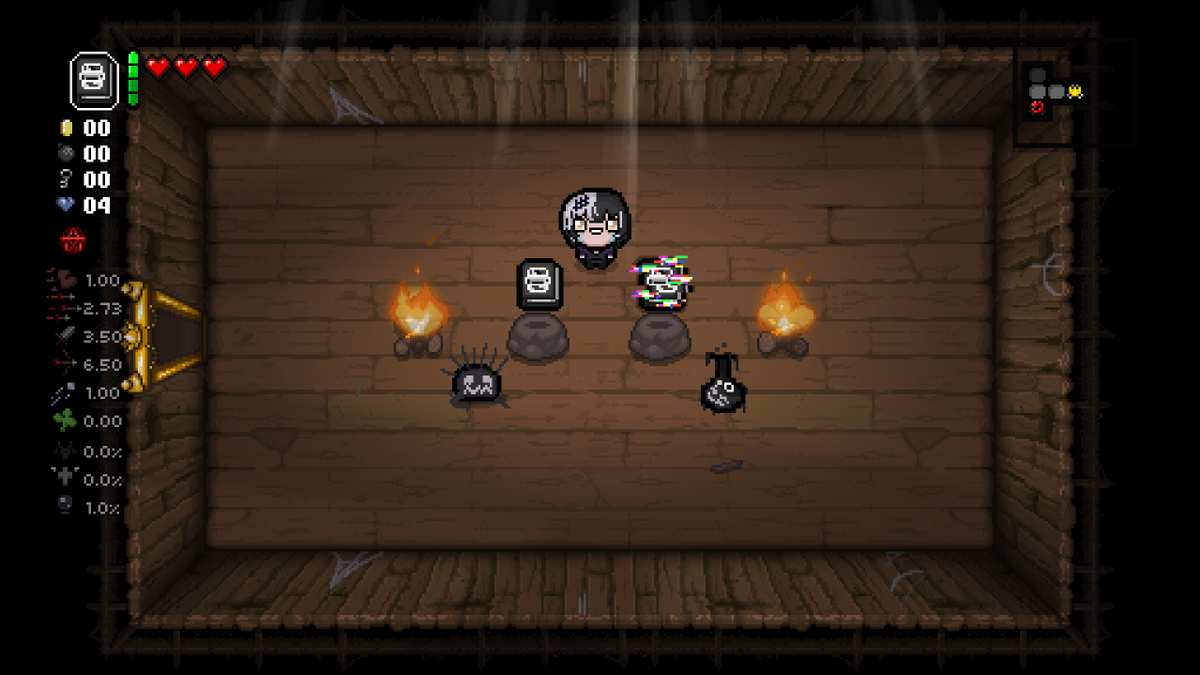 amhapi's tweet photo. #ShiorinSketch What's that? Our Shiori has reached the basement! 🤍🖤
I made a cute Isaac skin as Shiori (replacing Bethany) in The Binding of Isaac, as well as some existing items (for my personal usage).
It was fun to make, and playing as baby Shiori is also really fun! https://t.co/bOjNe2ZzYU