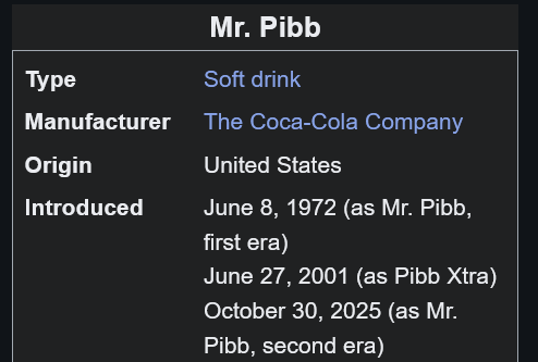 CeramicTrPl0's tweet photo. We are living in the Second Era of Pibb https://t.co/UreELtuFrg