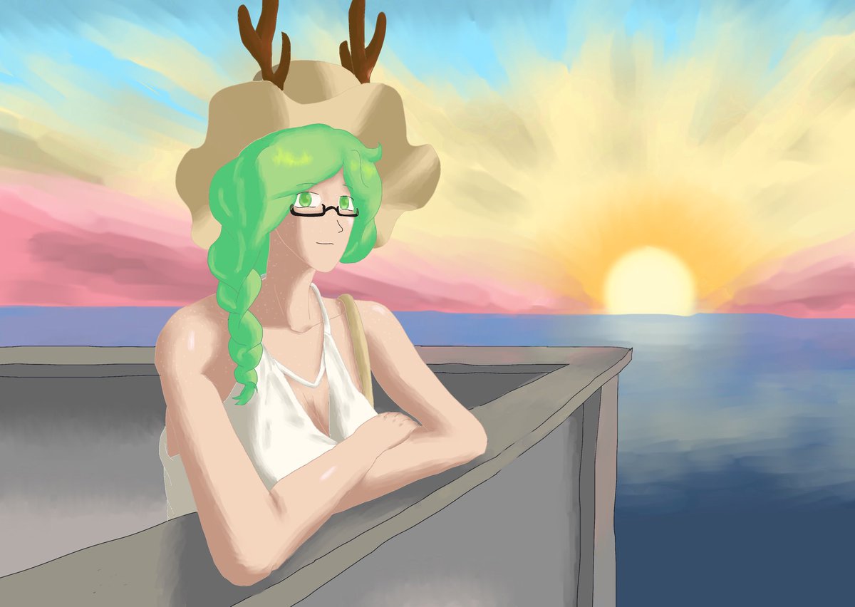 Fernari_LaD's tweet photo. GREED /// SECOND
GOD DAMN THE SUN

anyway uh yeah i made an actual background for this one :steamhappy:

#oc #ocart https://t.co/vyOkXQTTWy