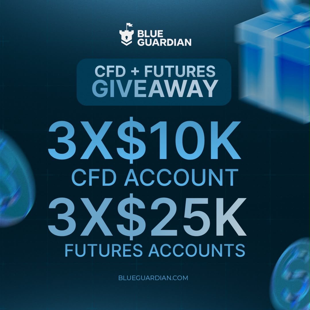 TrustedPropHub's tweet photo. 🚨GIVEAWAY ALERT: 6 funded accounts up for grabs! 

We’re giving away 6 funded accounts with @BlueGuardiancom & @GuardianFutures 🔥

🎁 3 × $10K Instant Accounts
🎁 3 × $25K Reserve Accounts

Want in? Here’s how:

• Follow @trustedprophub, @support_tph & @Aliatcx 
• Follow @BlueGuardiancom & @GuardianFutures 
• Join our Discord: https://t.co/h7dm297dPo
• Tag 3 traders in the comments

Complete ALL tasks to enter. ✅

6 traders walk away funded.

Could be you. 👀🔥