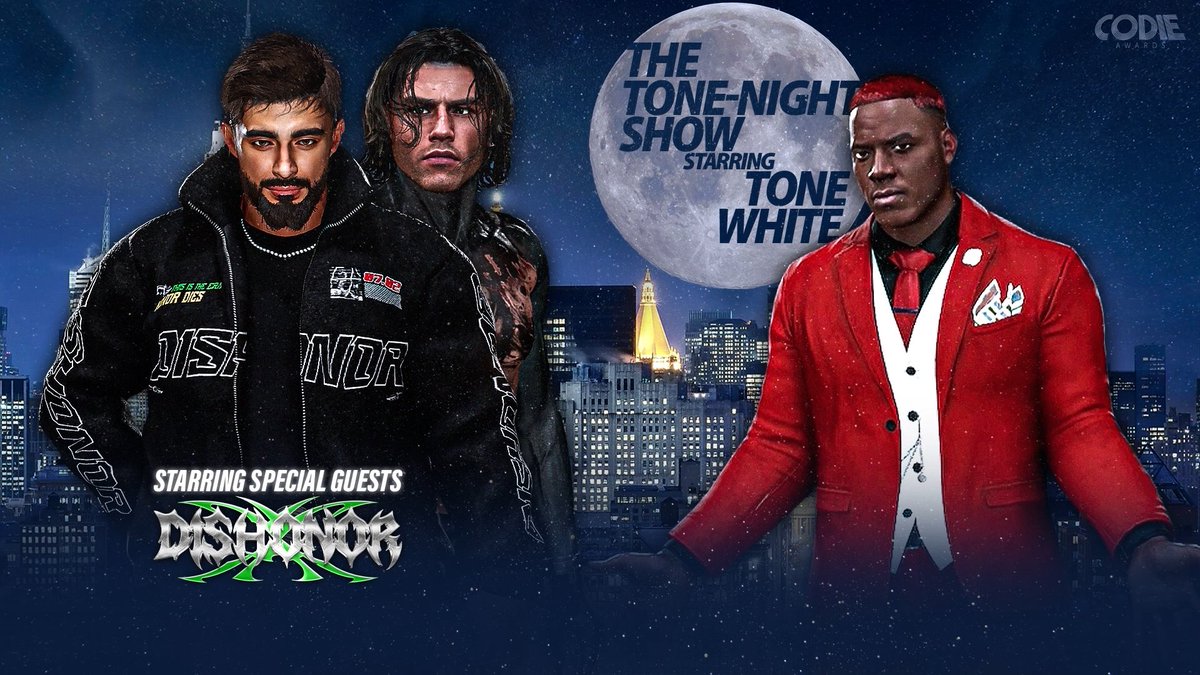 COHwrestling1's tweet photo. TONIGHT #COHCODIEAwards🏆 @ 6PM EST

💎Tiffany Open Challenge
🏆Sean Nova makes HUGE Announcement
💫Thomas Starr vs Corvo
💎MATCH TBA
💎What’s next for The Misfitz?!
💎Carter Varnado vs Louise Bates
🏆MATCH TBA

EVEN MORE ⬇️

#WWE2K26

📺https://t.co/sjVHEGMnrZ https://t.co/AEFqgX2ULq