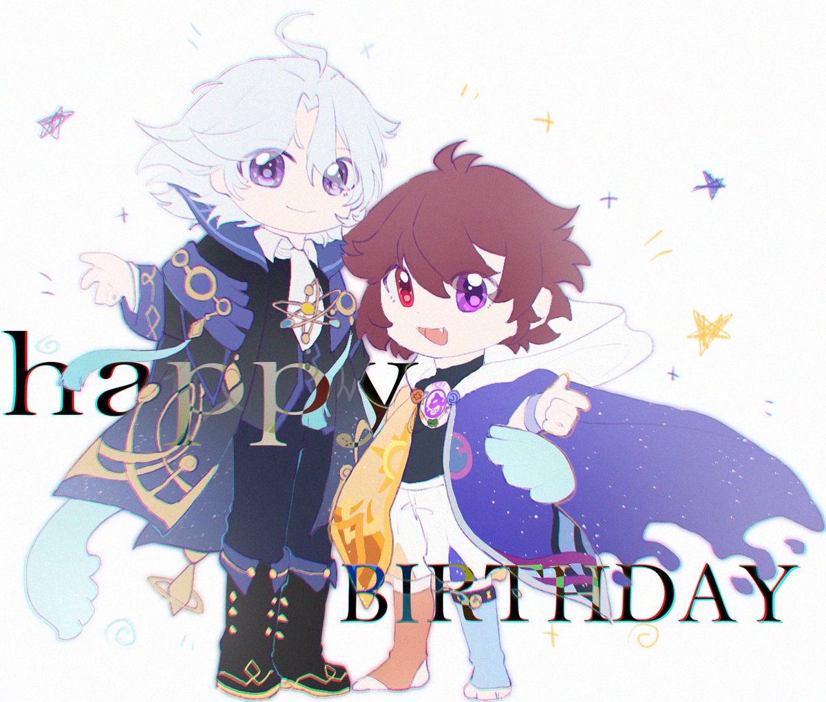 BluchuVTuber's tweet photo. Birthday Art #2
Mitya x Bluchu
GOSH I LOVE THIS NERDY SILLY SCIENTIST BOY, HE IS SO FREAKING CUTE GRRRRRRRRRRRRR~
#oc #ocart #birthday #bdayart #art #comm #commission #mitya #MityaxOC #genshin https://t.co/IkmOzYNsAB