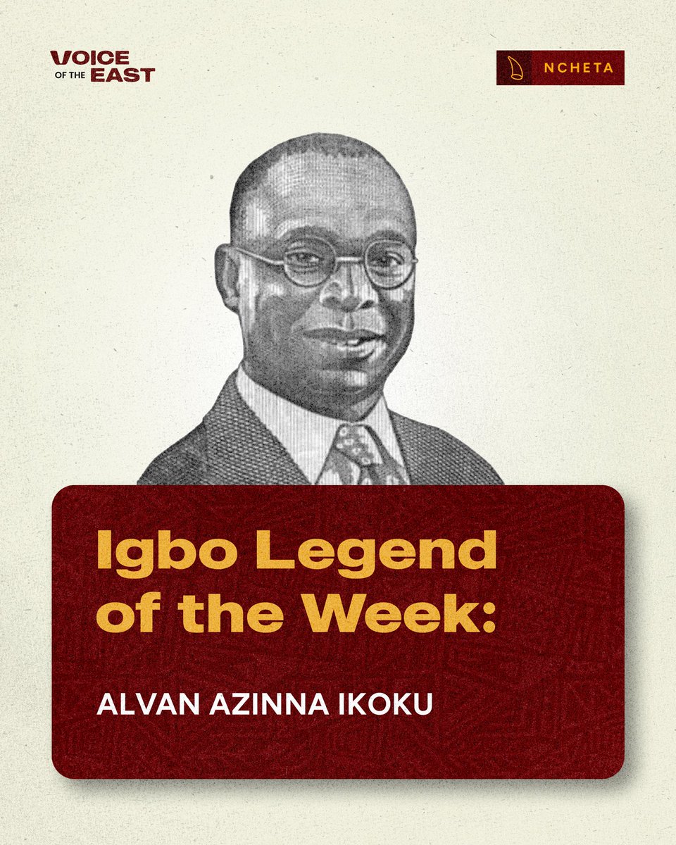 VoiceOfTheEast's tweet photo. Before you spend your next ₦10, ask yourself: why is Alvan Ikoku on the note?

Most people recognise his face. Far fewer know the story behind it.

This is the story of the Igbo educator whose work helped shape education in Eastern Nigeria. 🧵👇🏽 https://t.co/Dnou6ZVpr4