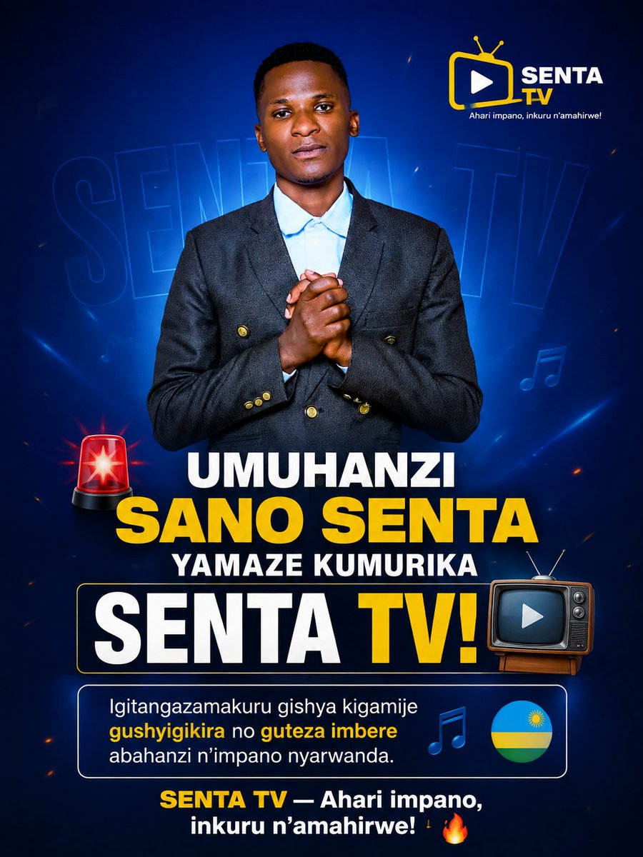 SentaSano's tweet photo. @sentatvmedia  Twiteguye kubaha ibintu byiza Kandi byizewe  kugihe https://t.co/947IKJff4J