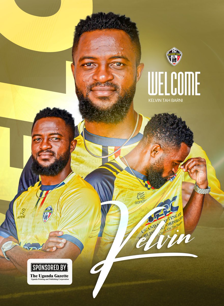 UPPC_FC's tweet photo. Entebbe UPPC FC proudly confirms the signing of experienced centre-back 𝘽𝙖𝙧𝙣𝙞 𝙏𝙖𝙝 𝙆𝙚𝙡𝙫𝙞𝙣 from BUL FC.
Welcome to The UPPC, Barni 💪 💛🤍❤️
#GoPrinters
#ComeOnYouPrinters https://t.co/GPgTrehsGC