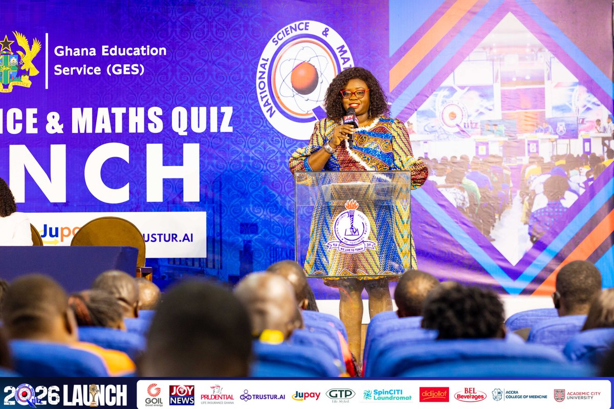 NSMQGhana's tweet photo. “We are always excited when we have new schools participating at the National Championship because it means that the competition is growing”
-- Ms. Nana Akua A. Mensa-Bonsu, Managing Director of #Primetime
The #NSMQ2026 Launch is currently live on Facebook and Youtube.
#NSMQPrelims