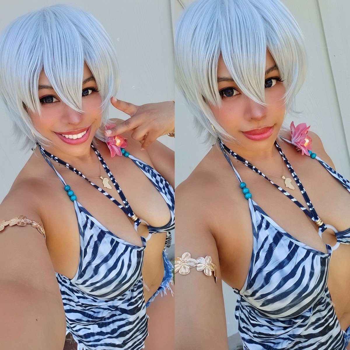 FiragaFox's tweet photo. Finished Elena in time for #CEO2026🤍
She’s my birthday cosplay this year 🎂✨
#sf6 https://t.co/XvF3CaebPR