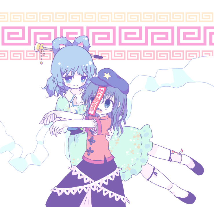 K0u_you's tweet photo. 神霊廟15周年……15周年……？　時の流れに慄きつつひっそりせいよし再掲（神の推しCP） https://t.co/Ts65rnBQ07