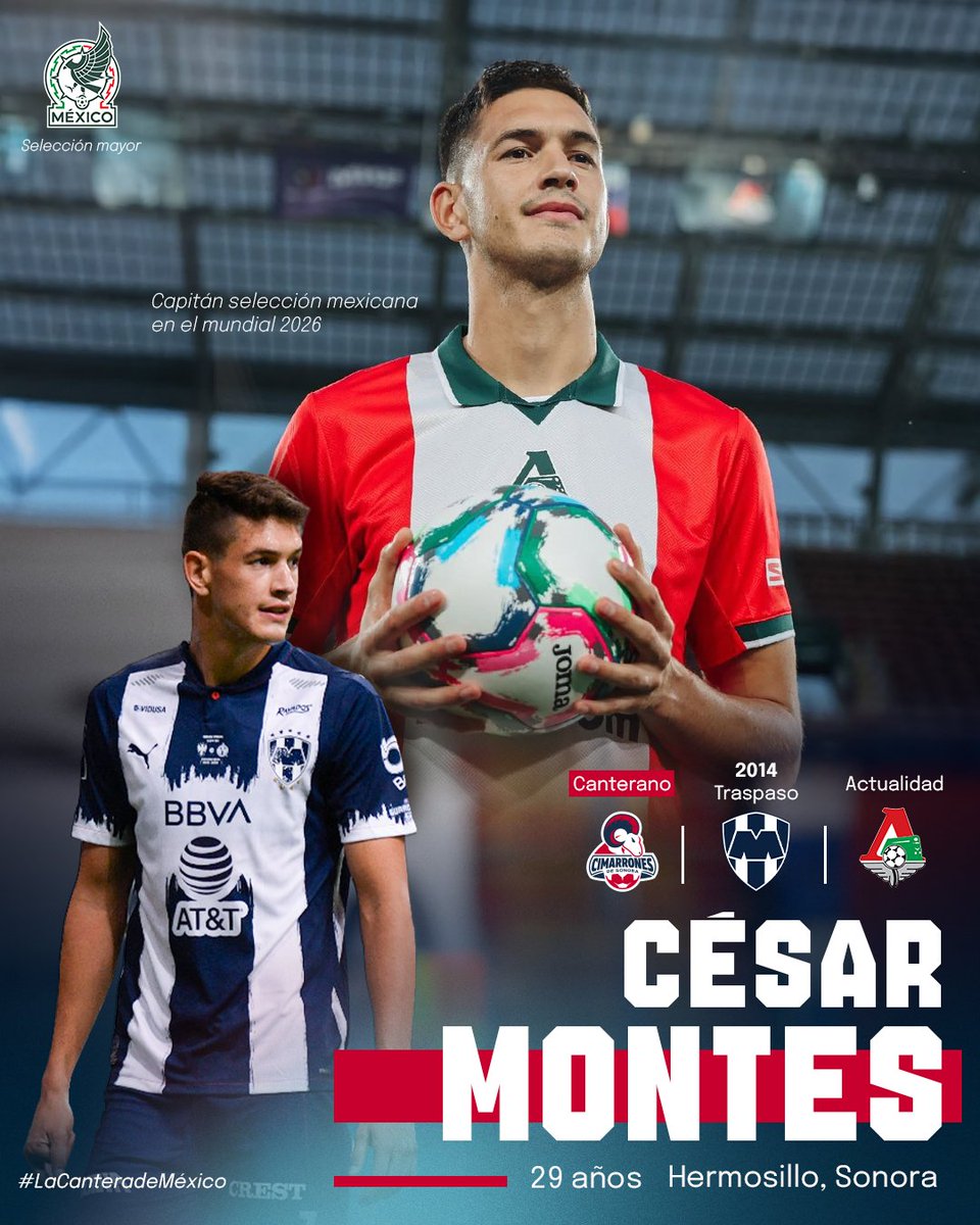 CimarronesFC's tweet photo. 🇲🇽🐏 La cantera de México 💪🏼⚽

Conoce a los grandes jugadores que han salido de nuestra cantera y que hoy ponen en alto el nombre de Cimarrones de Sonora compitiendo en Selección Mexicana, Primera División y el extranjero. 🙌🏼🌎

¡El talento nace en casa! 🏜️

#canterademexico #futbol #sonora