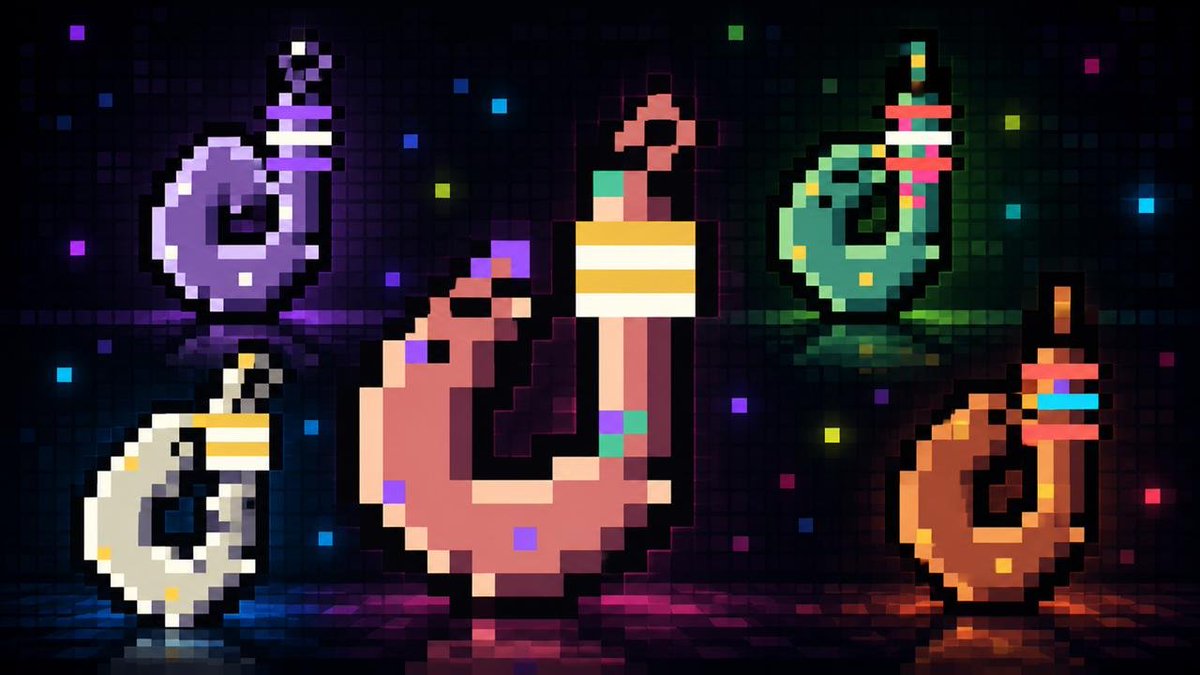hooknfts's tweet photo. HOOK is live on Ethereum. 🎣  

Buy $HOOK. Get hooked.  

A fixed collection of 69 generative pixel Hooks -  automatically assigned to eligible holders, permanently unique, and fully tradable on OpenSea.  

https://t.co/5XSUeAX8Ht
https://t.co/KT7ymG79eW

CA: 0xb920ddbf03652943a835b0228dccaf4f020454b0