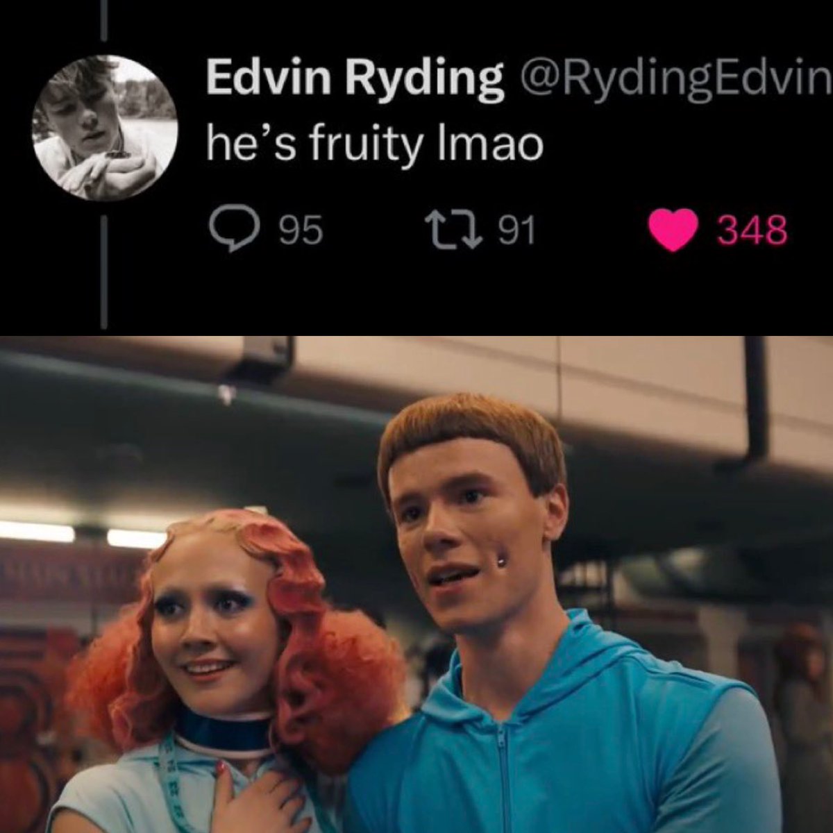 ingensomdus's tweet photo. edvin ryding when it’s time to be gay on camera https://t.co/L5tV11sHcp
