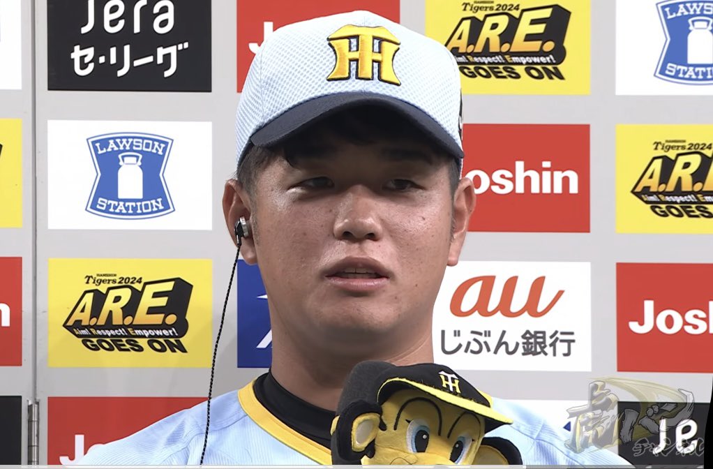 nonchanteppen's tweet photo. 下村投手の初勝利インタビューを見て思い出したのは、髙橋遥人投手と才木投手のインタビュー。遥人サマは涙流さず一言一言丁寧に答えているな、と当時は思ったけど、今見返すとやっぱりグッとくる表情…。ゴールが見えないリハビリは想像を絶するもので、経験を強さに変えて今戦っているのかな https://t.co/ZFBJDENfhU