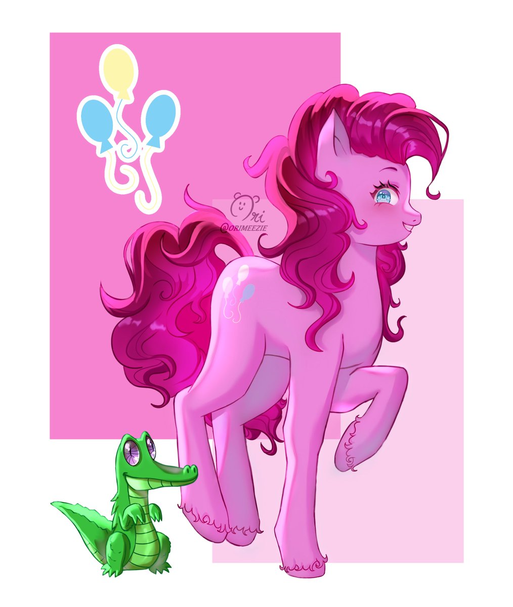 orimeezie's tweet photo. Continuing with the earth ponies : Pinkie Pie 🎈&amp; Apple Jack 🍎 #mlp #pinkiepie #applejack https://t.co/xATipKG9FI