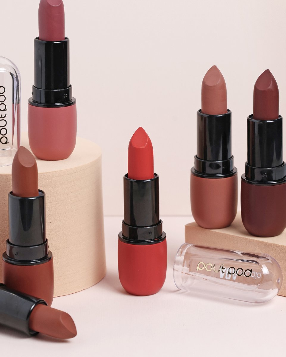 shopmissa's tweet photo. NEW LAUNCH ALERT! 🚨 Say hello to the Pout Pod Lipstick! 💋

Get a smooth pop of color with our hydrating matte lipstick. It delivers rich, velvety color without ever sacrificing comfort.  ✨ https://t.co/RYoM7YqWAo