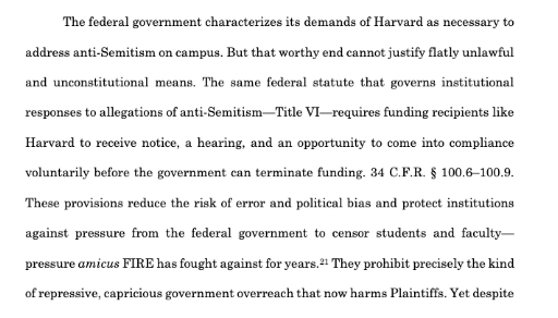 tylercoward's tweet photo. Today’s ruling confirms what FIRE has said all along: The federal government cannot take shortcuts when enforcing civil rights law. https://t.co/Gp4EsHDAFx