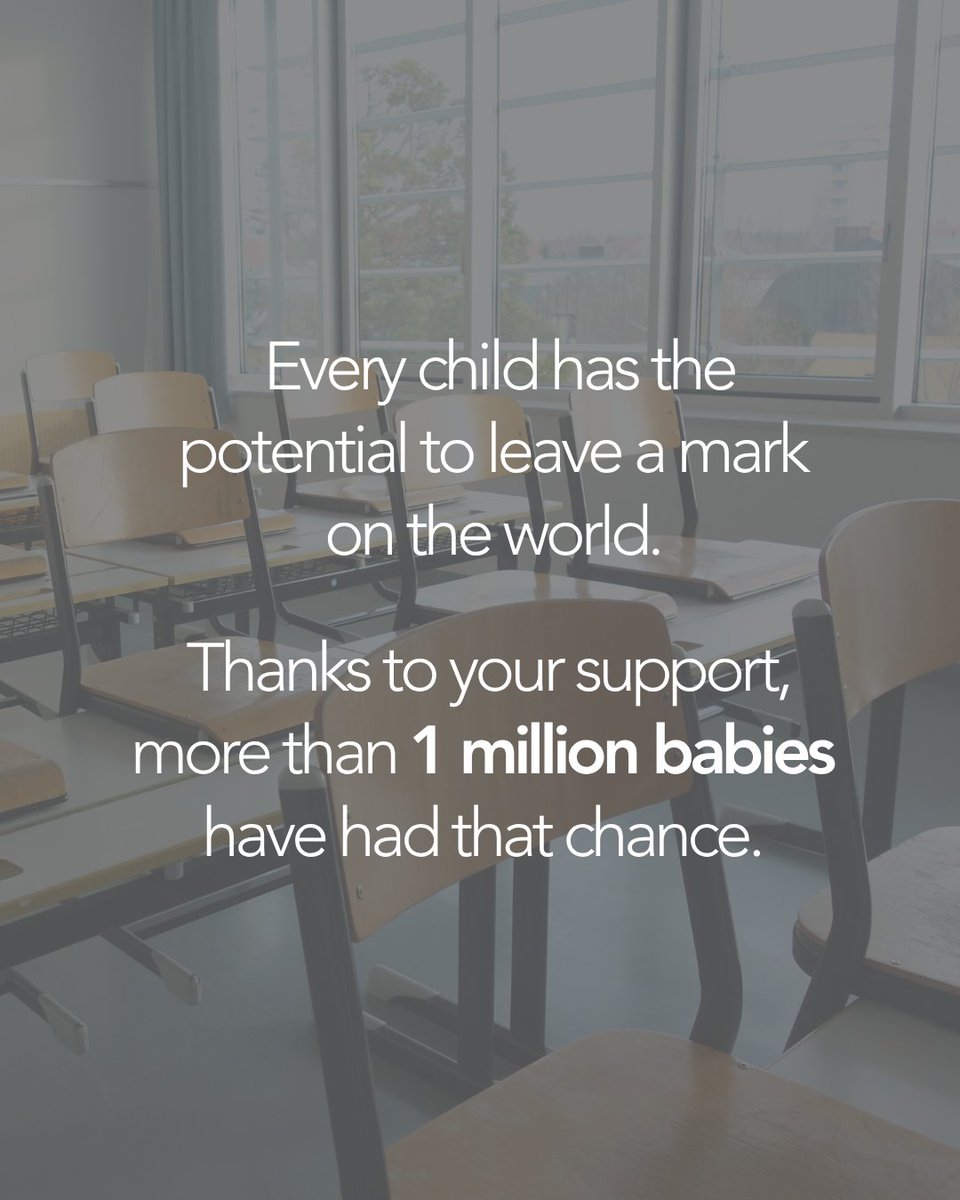 inspirelifenow's tweet photo. How many classroom chairs sit empty today because of abortion? 
Every empty desk is a missed classmate, but thanks to your support, over 1 million babies have been saved to fill those seats today through our pregnancy centers, churches, and supporters. 
https://t.co/nJr4MOisK3 https://t.co/0ZynCdAI3A